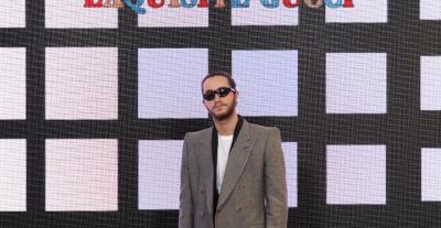 أحمد مالك من عرض غوتشي ضمن فعاليات أسبوع ميلانو للموضة