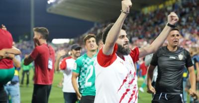 معالي المستشار تركي آل الشيخ يحتفل بفوز فريق الميريا