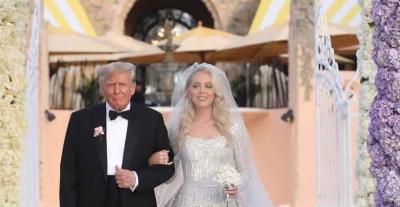 دونالد ترامب يحتفل بزفاف ابنته تيفاني