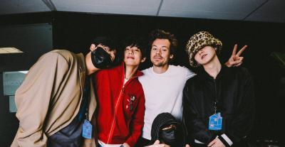 هاري ستايلز مع فرقة BTS في حفل سيول - إنستغرام 