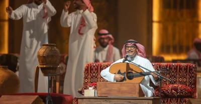 رابح صقر في الرياض - صورة من حساب EidSeason على تويتر