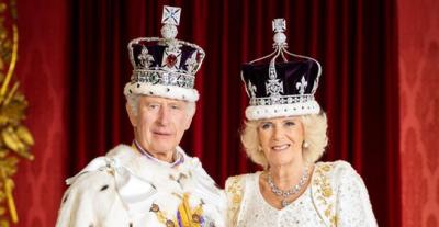 الملك تشارلز الثالث وزوجته كاميلا - صورة من حساب @RoyalFamily على تويتر