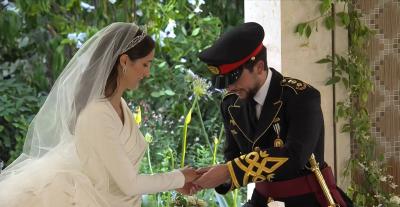 النجوم يحتفلون مع ETبالعربي  بزفاف الأمير حسين و الأميرة رجوة