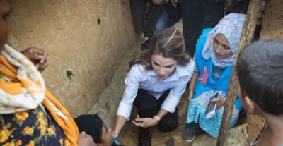 الملكة رانيا - صورة من حسابها على تويتر