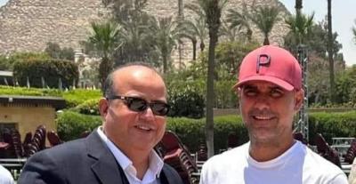 بيب جوارديولا من زيارته بمصر