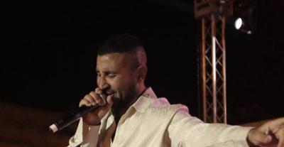 احمد سعد من حفله بتونس - صورة من حسابه على إنستغرام 