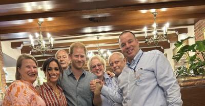 الأمير هاري مع ميغان ماركل والأصدقاء - إنستغرام 