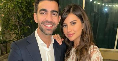 سارة مراد وزوجها هشام - صورة من انستقرام