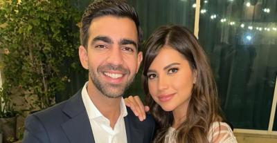 سارة مراد وزوجها - انستغرام 