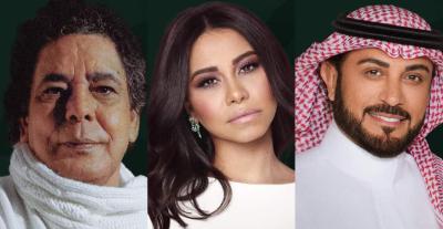 نجوم أول حفلات ليالي عربية سعودية