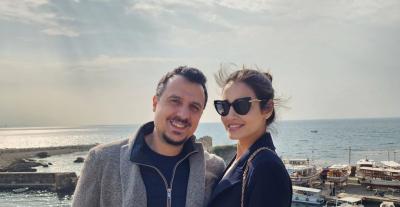 إيميه صياح برفقة زوجها فريد نجار - صورة من انستقرام
