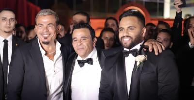 عمرو دياب في حفل زفاف نجل محمد فؤاد
