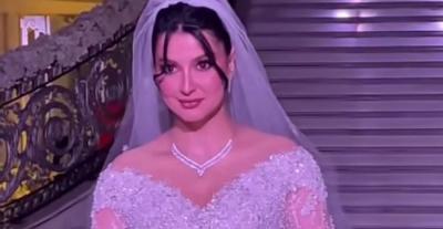 ريم العلي من حفل زفافها - صورة معدلة من السوشيال ميديا