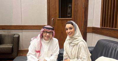 زينة عماد و عبد المجيد عبدالله - صورة من إكس