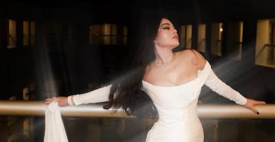هيفا وهبي بفستان كوتور من نيكولا جبران بأسلوب ناعم