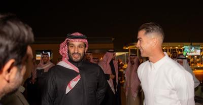 الأمير محمد بن سلمان و رونالدو - صورة من واس