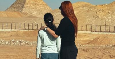 كارول سماحة وإبنتها تالا