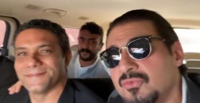 ياسر جلال وآسر ياسين وأحمد العوضي