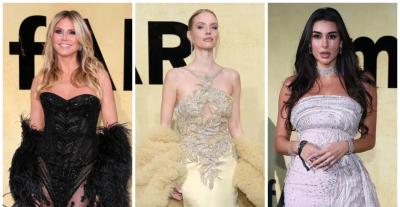 من ياسمين الى هيدي كلوم إطلالات النجمات في amfAR 2025 بتوقيع عالمي 