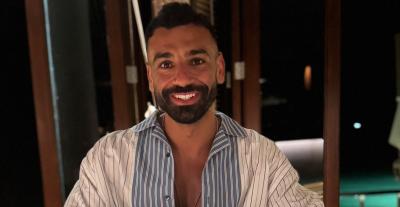 محمد صلاح يحتفل بعيد ميلاده 