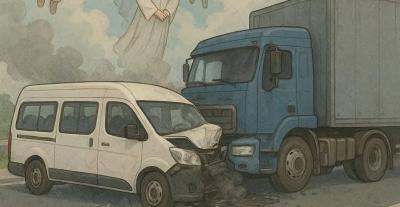صورة تخيلية لحادث الطريق الإقليمي