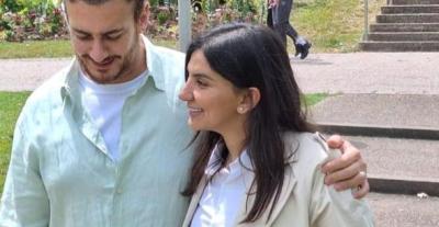 سعد لمجرد وزوجته غيثة العلاكي