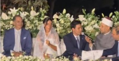 عقد قران حفيد عادل إمام