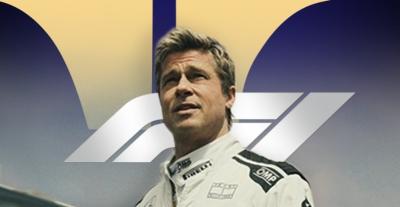 صورة براد بيت من بوستر فيلم f1 THE MOVIE
