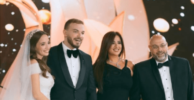 حفل زفاف ابن عمرو الليثي وابنة تامر امين 