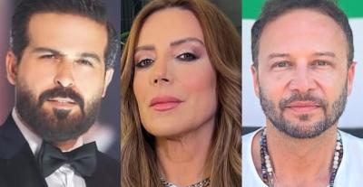 مكسيم خليل وشكران مرتجى ومحمود نصر
