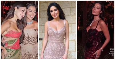 اطلالات المشاهير في حفل زفاف سيليو صعب من بلقيس الى هاندا أرتشيل