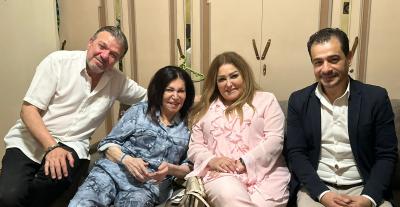 زيارة نقابة المهن التمثيلية لنجوى فؤاد