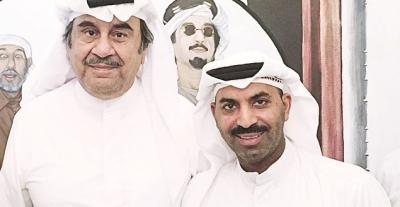 طارق العلي مع الراحل عبدالحسين عبدالرضا - صورة من انستقرام
