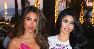 فوز الفهد وملكة كابلي بفساتين منقشة من إميليو بوتشي ودولتشي أند غابانا 