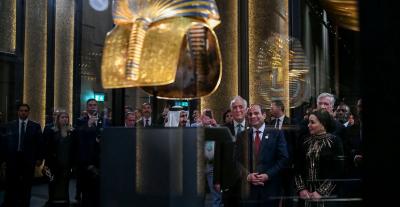 صورة من إفتتاح المتحف المصري الكبير