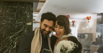  زهران ممداني وزوجته راما دواجي