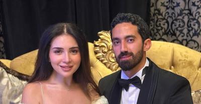 مي عز الدين وعريسها