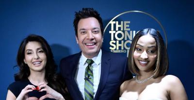 نورا فتحي Nora Fatehi - جيمي فالون Jimmy Fallon  - شينسيا Shenseea 