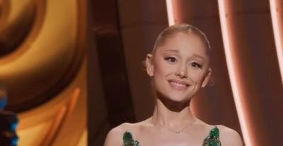 أريانا غراندي بفستان مستوحى من "مدينة الزمرد" من راهول ميشرا 