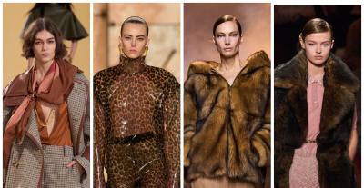 من اليمين الى اليسار: فندي، ايلي صعب، سان لوران، زيمرمان