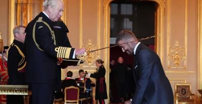 ديفيد بيكهام والملك تشارلز - إنستغرام