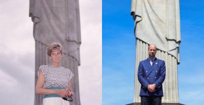 الأمير ويليام والأميرة ديانا - صورة مركبة من إنستغرام وإكس