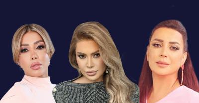 نوال الزغبي تتوسط أروى و شكران مرتجى - صورة معدلة 