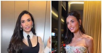 ديمي مور تجمع بين القصّات الحادة والرومانسية في جولة Landman