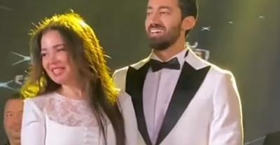 مي عز الدين وزوجها أحمد تيمور