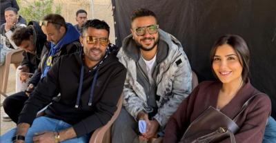 محمد سامي يفاجئ مي عمر بزيارة خاصة لكواليس "الست موناليزا"