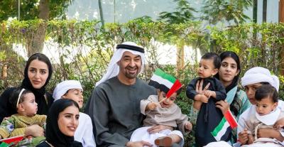 الشيخ محمد بن زايد في عيد الاتحاد الرابع والخمسين