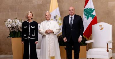 البابا لاوون الرابع عشر - اللبنانية الأولى - الرئيس جوزاف عون