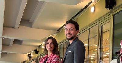 إطلالة الأميرة رجوة بالشماغ الأردني في نهائي كأس العرب 2025