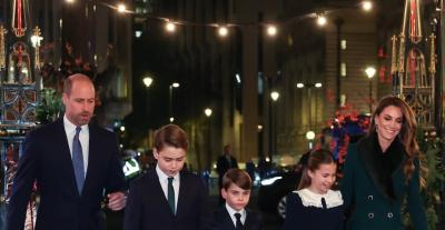 كيت ميدلتون - الأمير جورج - الأميرة شارلوت - الأمير لويس - الأمير هاري